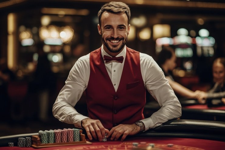 Antarmuka aplikasi jpsonik menampilkan meja baccarat dengan kontrol taruhan yang mudah digunakan